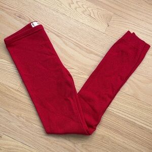 Hatley Red Sparkle Leggings | 12
